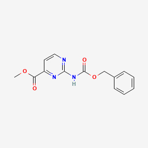 Methyl 2-(((benzyloxy)carbonyl)amino)pyrimidine-4-carboxylate