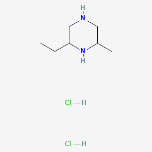 (2S,6R)-2-ethyl-6-methyl-piperazine;dihydrochloride