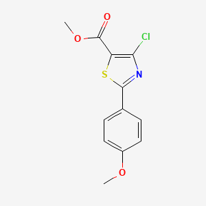 4-Chloro-5-methoxycarbonyl-2-(4-methoxyphenyl) thiazole