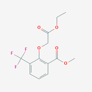 Methyl 2-(2-ethoxy-2-oxoethoxy)-3-(trifluoromethyl)benzoate