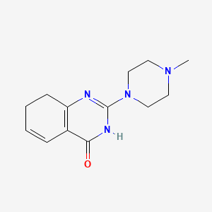 2-(4-methylpiperazin-1-yl)-7,8-dihydro-3H-quinazolin-4-one