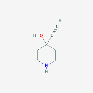 molecular formula C7H11NO B138888 4-Ethynylpiperidin-4-ol CAS No. 134701-51-2