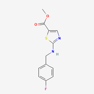 Methyl 2-[(4-fluorophenyl)methylamino]-1,3-thiazole-5-carboxylate