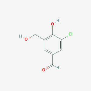 3-Chloro-4-hydroxy-5-(hydroxymethyl)benzaldehyde