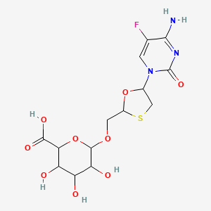 (-)-Emtricitabine O-beta-D-glucuronide