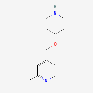 2-Methyl-4-(piperidin-4-yloxymethyl)pyridine