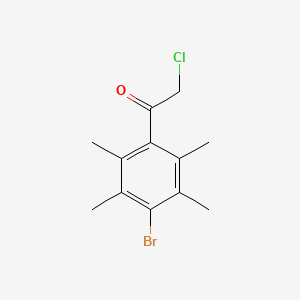 1-(4-Bromo-2,3,5,6-tetramethylphenyl)-2-chloroethan-1-one