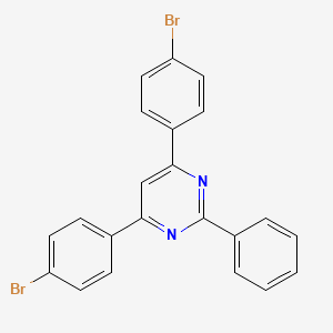 4,6-Bis(4-bromophenyl)-2-phenylpyrimidine