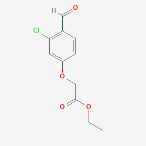 Ethyl 2-(3-chloro-4-formylphenoxy)acetate