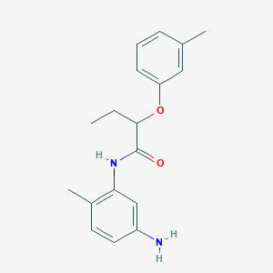 N-(5-Amino-2-methylphenyl)-2-(3-methylphenoxy)-butanamide