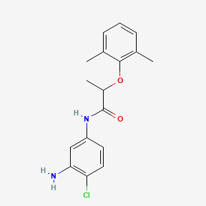 N-(3-Amino-4-chlorophenyl)-2-(2,6-dimethylphenoxy)propanamide