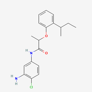N-(3-Amino-4-chlorophenyl)-2-[2-(sec-butyl)-phenoxy]propanamide