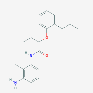 N-(3-Amino-2-methylphenyl)-2-[2-(sec-butyl)-phenoxy]butanamide