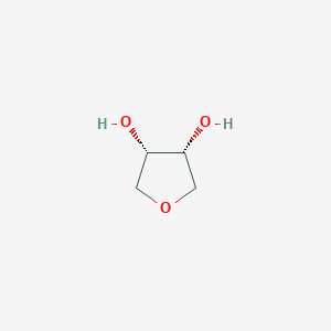 molecular formula C4H8O3 B138893 顺式-四氢呋喃-3,4-二醇 CAS No. 4358-64-9