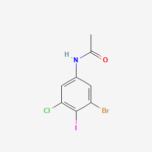 N-(3-Bromo-5-chloro-4-iodo-phenyl)acetamide