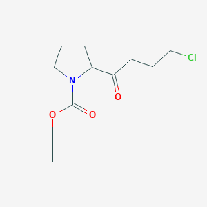 Tert-butyl 2-(4-chlorobutanoyl)pyrrolidine-1-carboxylate