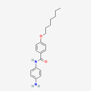 molecular formula C20H26N2O2 B1388936 N-(4-Aminophenyl)-4-(heptyloxy)benzamide CAS No. 1020054-12-9