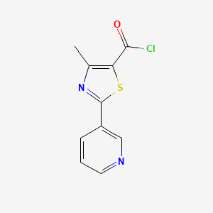 4-Methyl-2-(pyridin-3-yl)-1,3-thiazole-5-carbonyl chloride