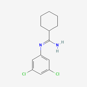 N'-(3,5-dichlorophenyl)cyclohexanecarboximidamide