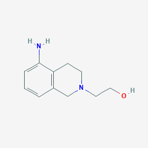 2-(5-amino-3,4-dihydro-1H-isoquinolin-2-yl)ethanol