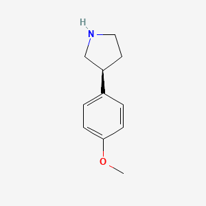 (S)-3-(4-Methoxyphenyl)pyrrolidine