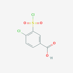molecular formula C7H4Cl2O4S B138895 4-氯-3-氯磺酰苯甲酸 CAS No. 2494-79-3