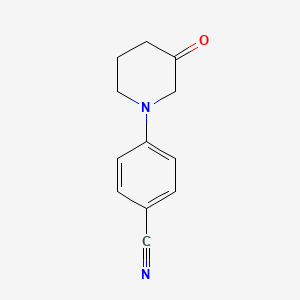 4-(3-Oxopiperidin-1-yl)benzonitrile