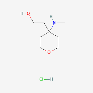 2-[4-(Methylamino)tetrahydropyran-4-YL]ethanol hydrochloride