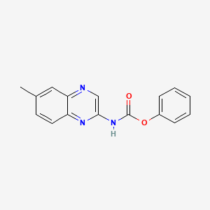 phenyl N-(6-methylquinoxalin-2-yl)carbamate