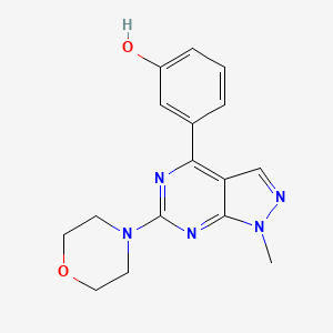 3-(1-Methyl-6-morpholin-4-ylpyrazolo[3,4-d]pyrimidin-4-yl)phenol