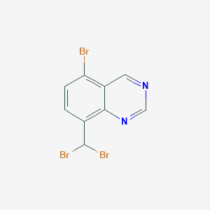 5-Bromo-8-(dibromomethyl)quinazoline