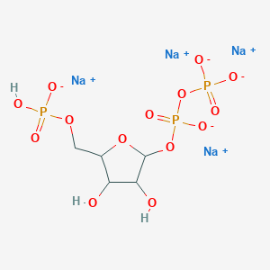 molecular formula C5H9Na4O14P3 B13889583 Tetrasodium;[[3,4-dihydroxy-5-[[hydroxy(oxido)phosphoryl]oxymethyl]oxolan-2-yl]oxy-oxidophosphoryl] phosphate 