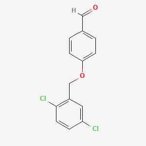 4-[(2,5-Dichlorophenyl)methoxy]benzaldehyde