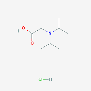 molecular formula C8H18ClNO2 B1388987 Diisopropylamino-acetic acid hydrochloride CAS No. 6436-80-2