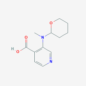 3-[Methyl(oxan-2-yl)amino]pyridine-4-carboxylic acid