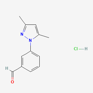 3-(3,5-Dimethyl-pyrazol-1-yl)-benzaldehyde hydrochloride