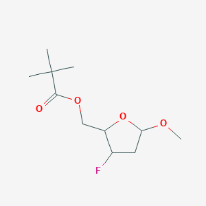 [(2R,3R,5S)-3-Fluoro-5-methoxytetrahydrofuran-2-YL]methyl pivalate