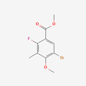 Methyl 5-bromo-2-fluoro-4-methoxy-3-methylbenzoate