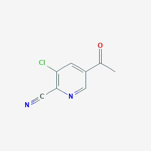 5-Acetyl-3-chloro-2-pyridinecarbonitrile