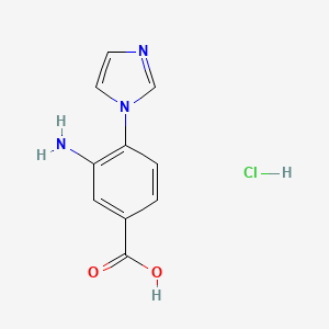 3-Amino-4-imidazol-1-YL-benzoic acid hydrochloride