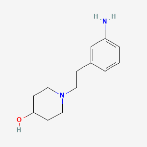 1-[2-(3-Aminophenyl)ethyl]piperidin-4-ol