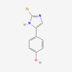 4-(2-Bromo-1H-imidazol-5-yl)phenol