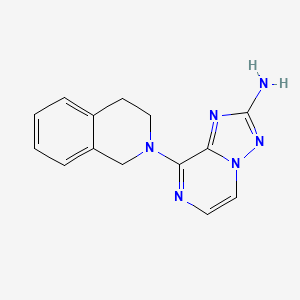 8-(3,4-dihydro-1H-isoquinolin-2-yl)-[1,2,4]triazolo[1,5-a]pyrazin-2-amine