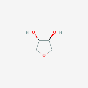 molecular formula C4H8O3 B138901 (3S,4S)-tetrahydrofuran-3,4-diol CAS No. 84709-85-3