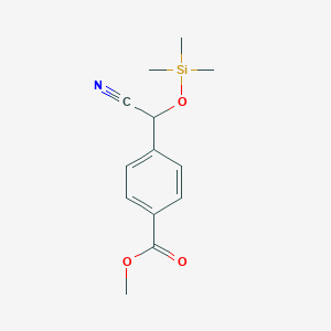 Methyl 4-(cyano(trimethylsilyloxy)methyl)benzoate