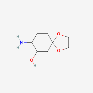 8-Amino-1,4-dioxaspiro[4.5]decan-7-ol