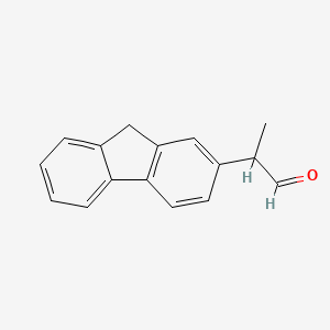 2-(9H-fluoren-2-yl)propanal