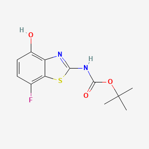 tert-Butyl (7-fluoro-4-hydroxybenzo[d]thiazol-2-yl)carbamate