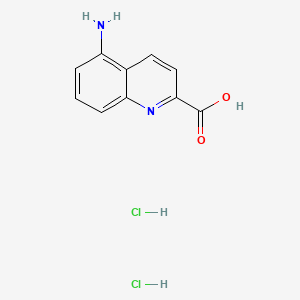 5-Aminoquinoline-2-carboxylic acid;dihydrochloride