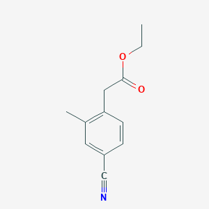 Ethyl 2-(4-cyano-2-methylphenyl)acetate